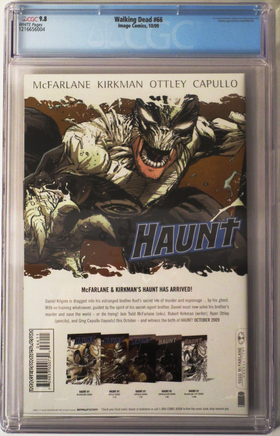 Walking Dead #66 Cover B CGC 9.8