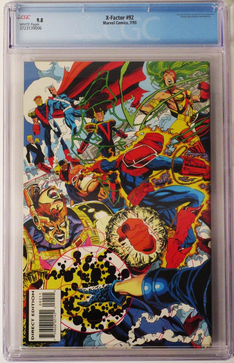 X-Factor #92 Cover C CGC 9.8 1st Ptg