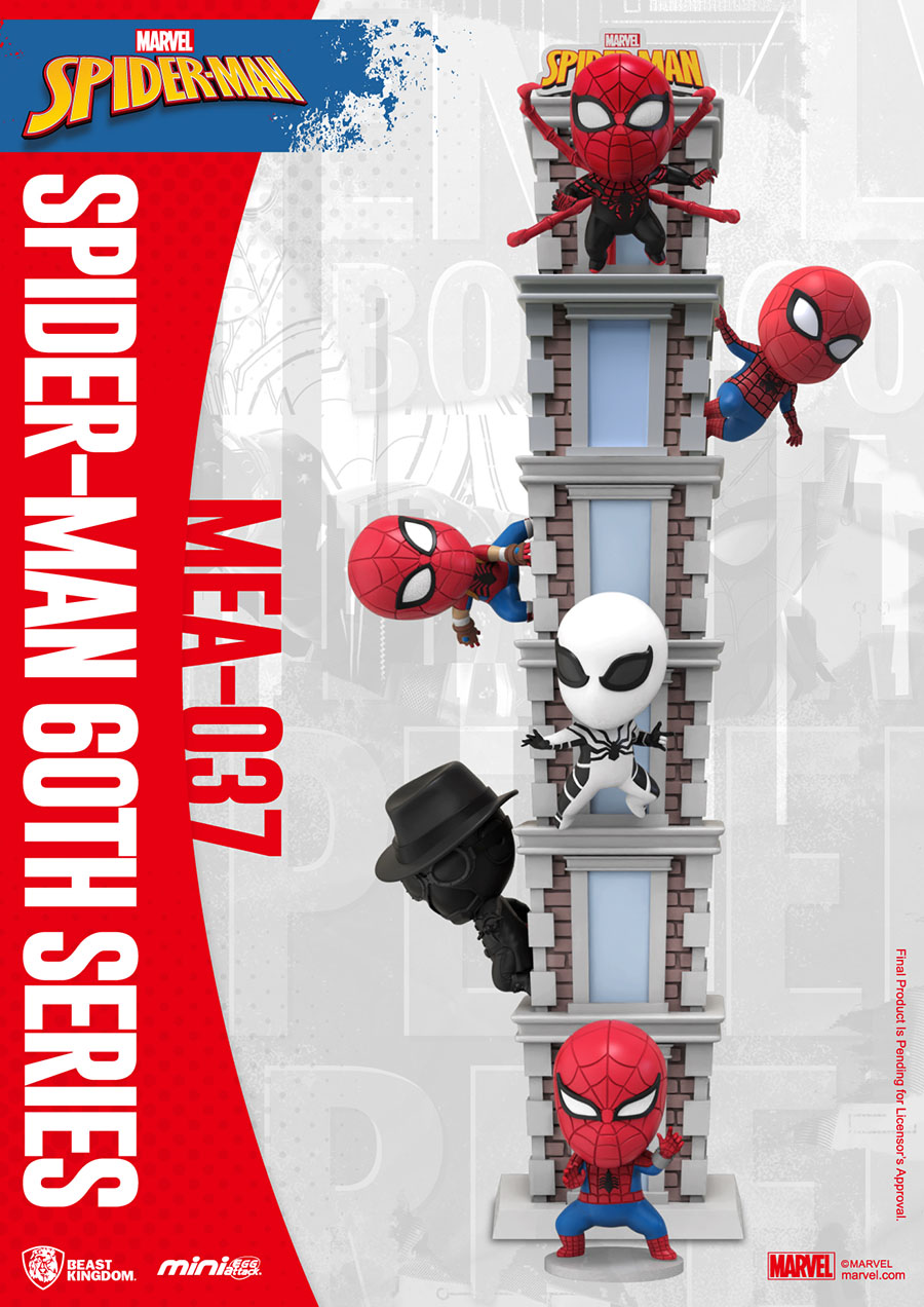 Spider-Man MEA-037 60th Anniversary Mini-Egg Attack Figure - Spider-Man