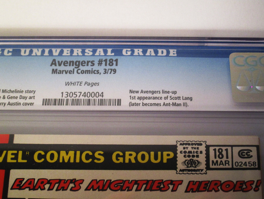 Avengers #181 Cover B CGC 9.0