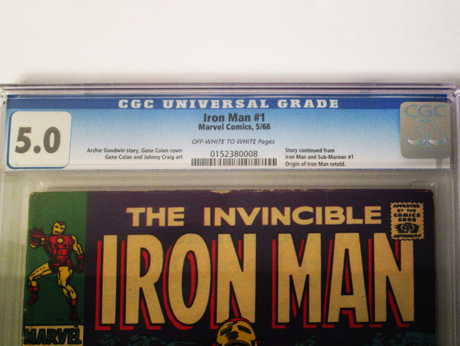 Iron Man #1 Cover C CGC 5.0