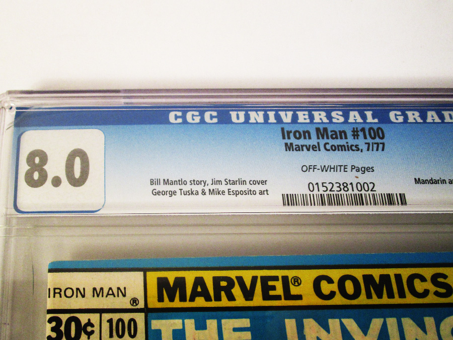 Iron Man #100 Cover C CGC 8.0 30-Cent Regular Edition