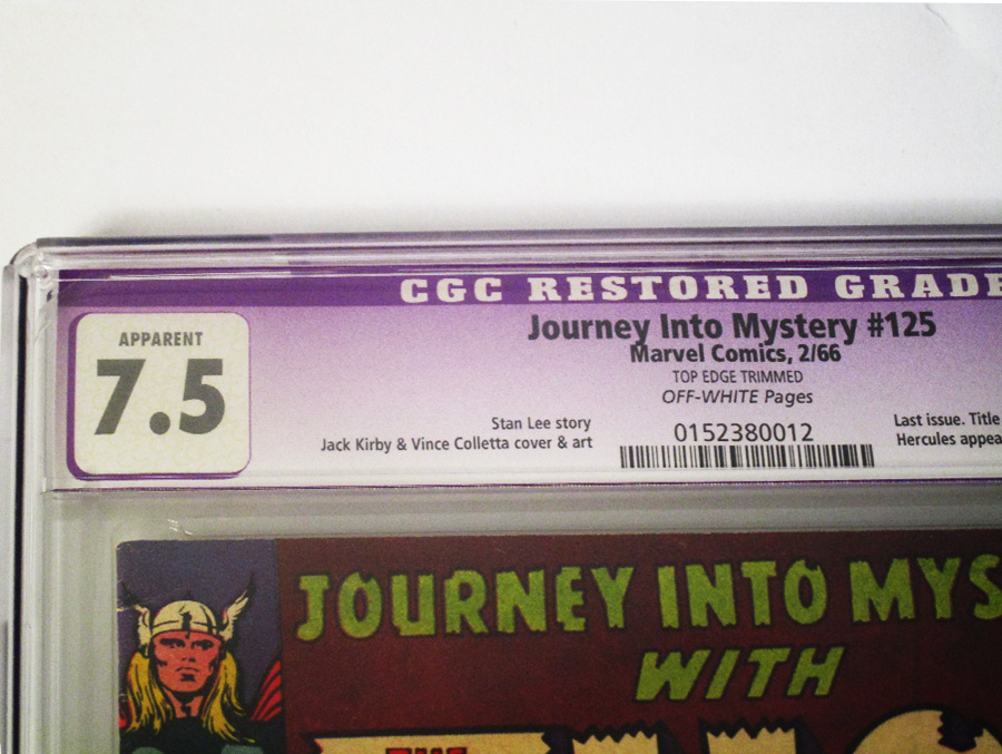 Journey Into Mystery #125 Cover B CGC Restored 7.5