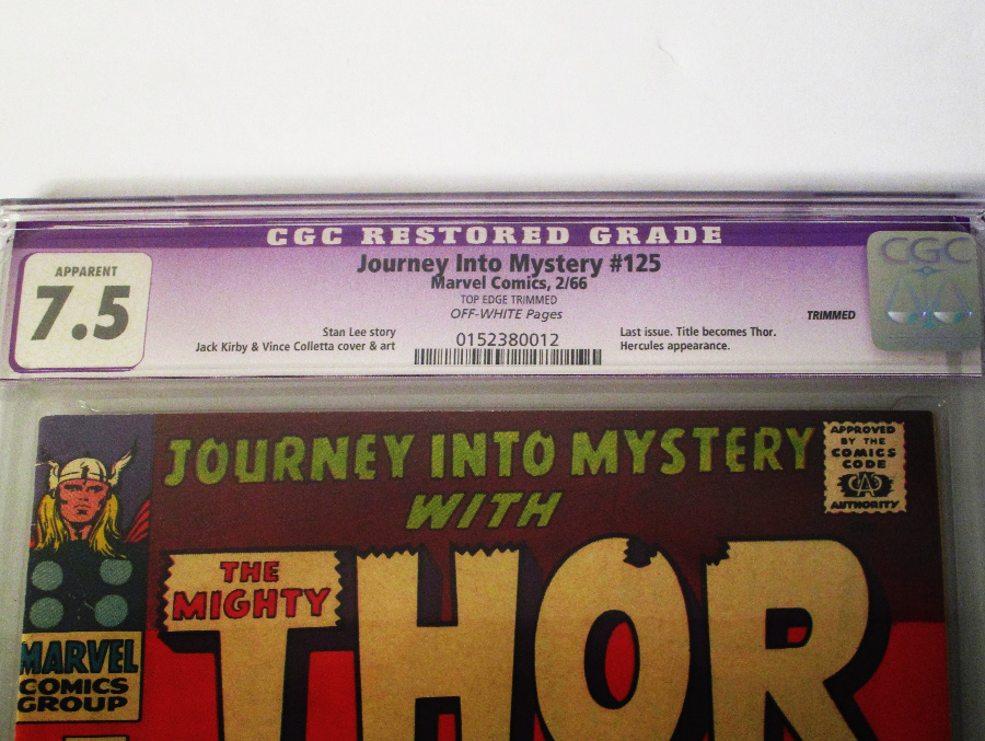 Journey Into Mystery #125 Cover B CGC Restored 7.5
