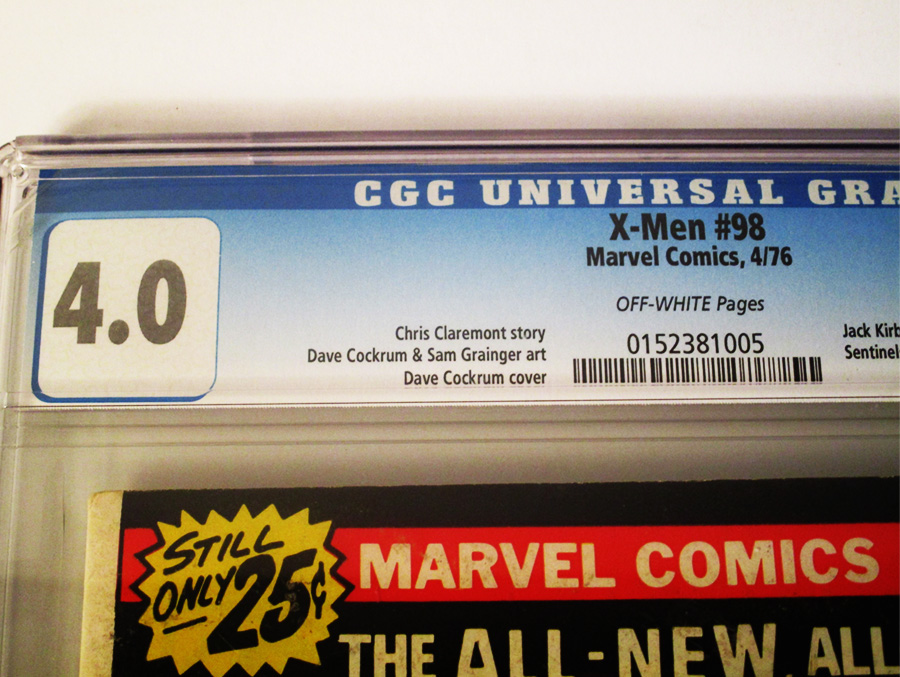 X-Men Vol 1 #98 Cover C CGC 4.0 25-Cent Regular Cover