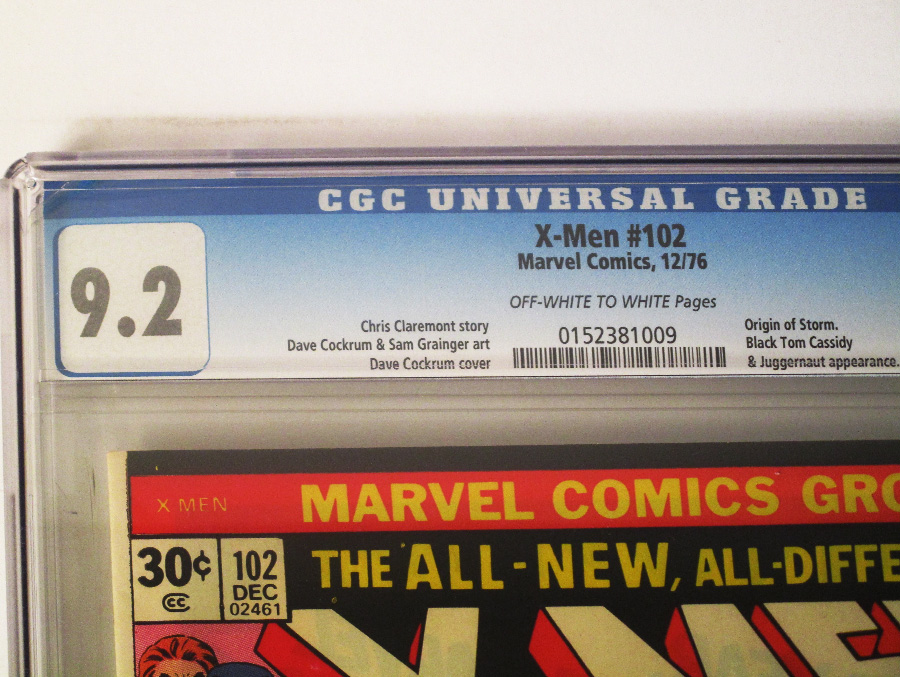 X-Men Vol 1 #102 Cover B CGC 9.2