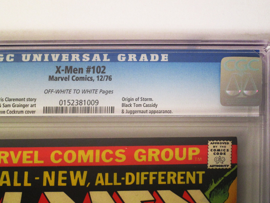 X-Men Vol 1 #102 Cover B CGC 9.2