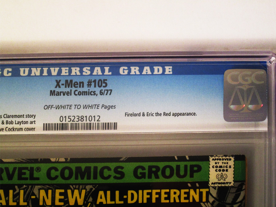 X-Men Vol 1 #105 Cover C CGC 9.0 30-Cent Regular Cover