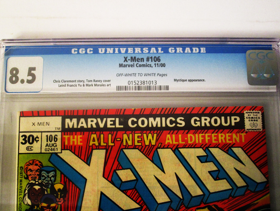 X-Men Vol 1 #106 Cover C CGC 8.5 30-Cent Regular Cover
