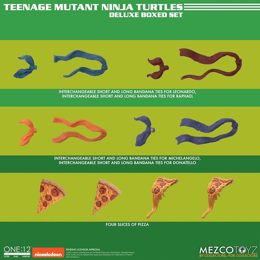 One-12 Collective Teenage Mutant Ninja Turtles Deluxe Action Figure Set