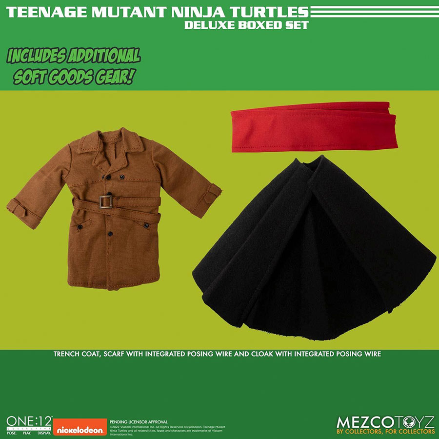 One-12 Collective Teenage Mutant Ninja Turtles Deluxe Action Figure Set