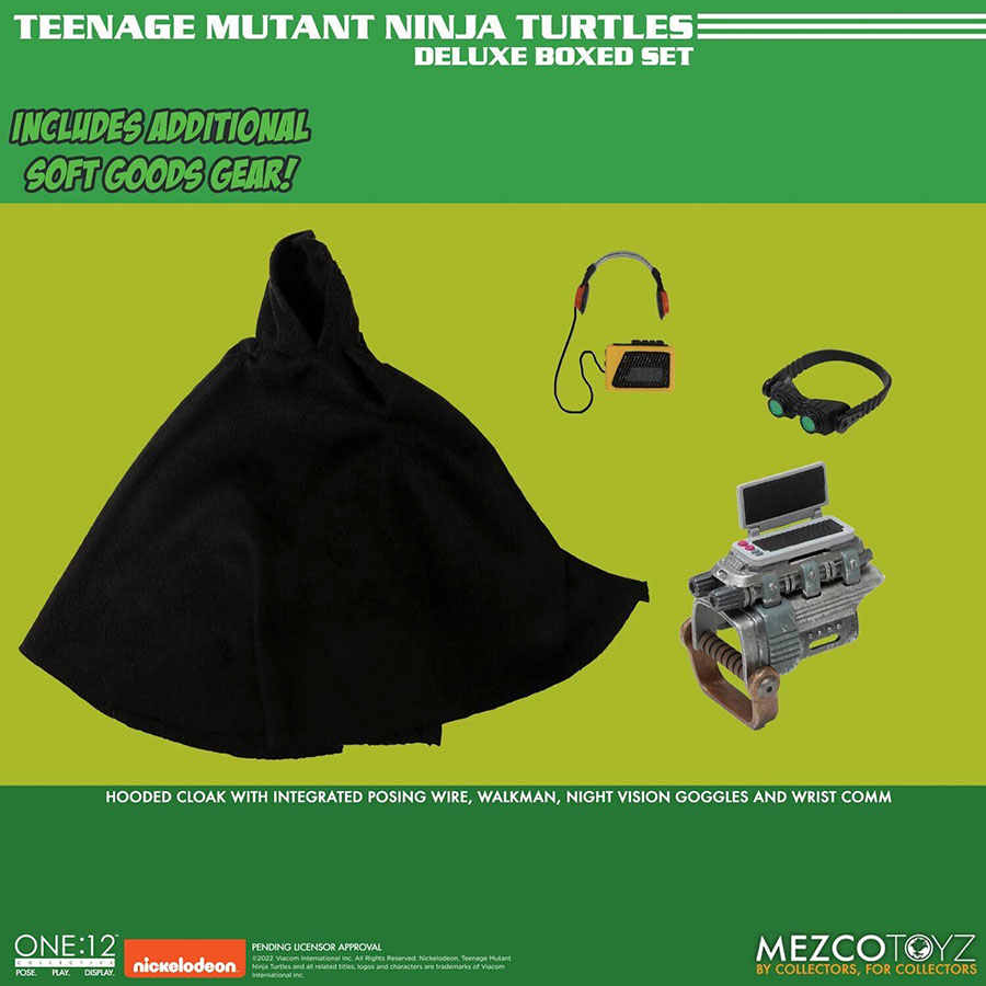 One-12 Collective Teenage Mutant Ninja Turtles Deluxe Action Figure Set