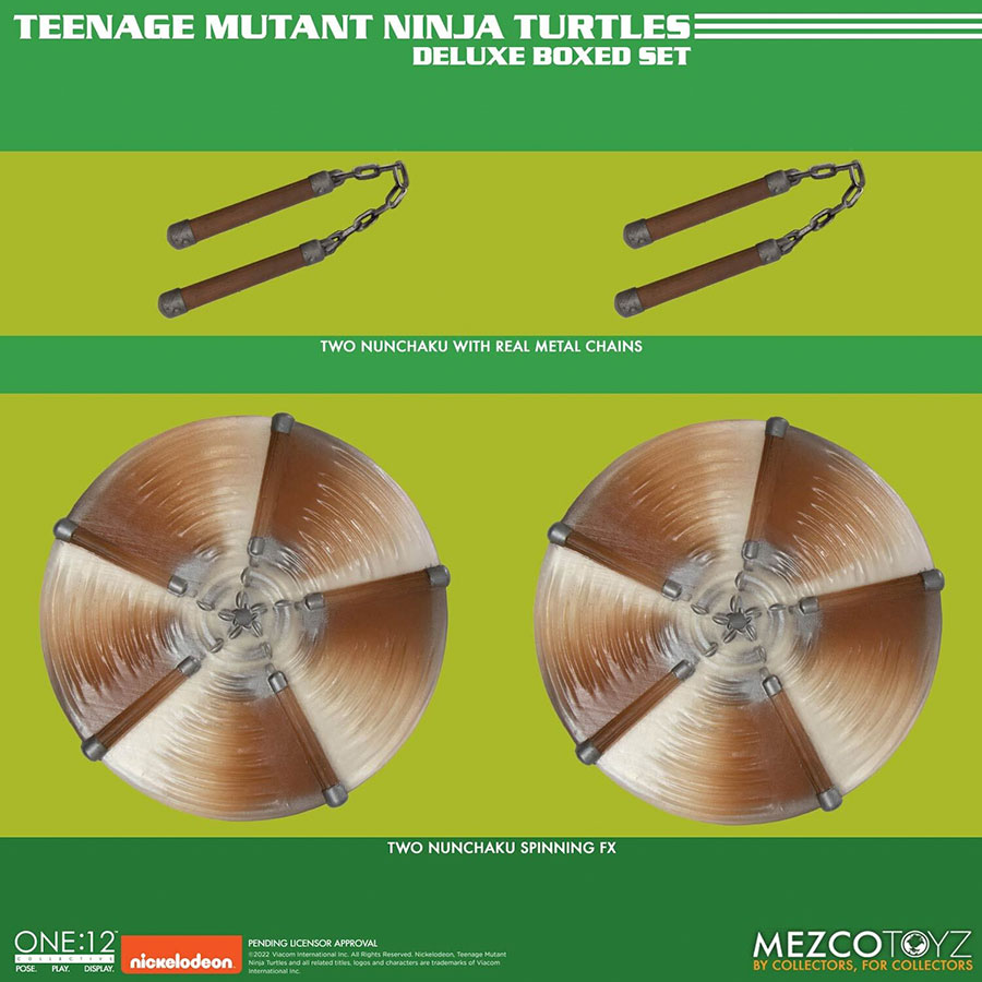 One-12 Collective Teenage Mutant Ninja Turtles Deluxe Action Figure Set