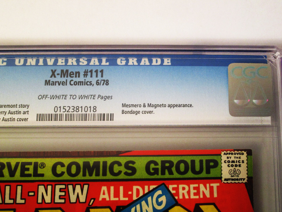 X-Men Vol 1 #111 Cover B CGC 9.0