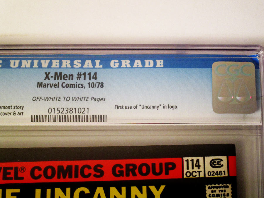X-Men Vol 1 #114 Cover C CGC 9.0