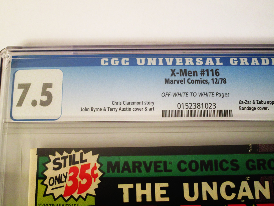 X-Men Vol 1 #116 Cover B CGC 7.5