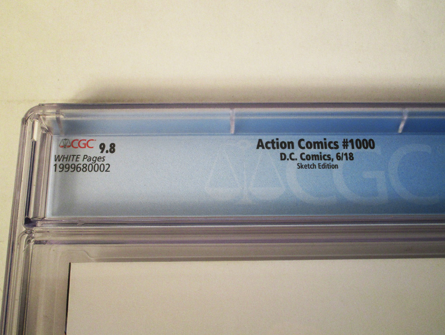 Action Comics Vol 2 #1000 Cover Z-Z-E CGC 9.8 Remarked By Ken Haeser