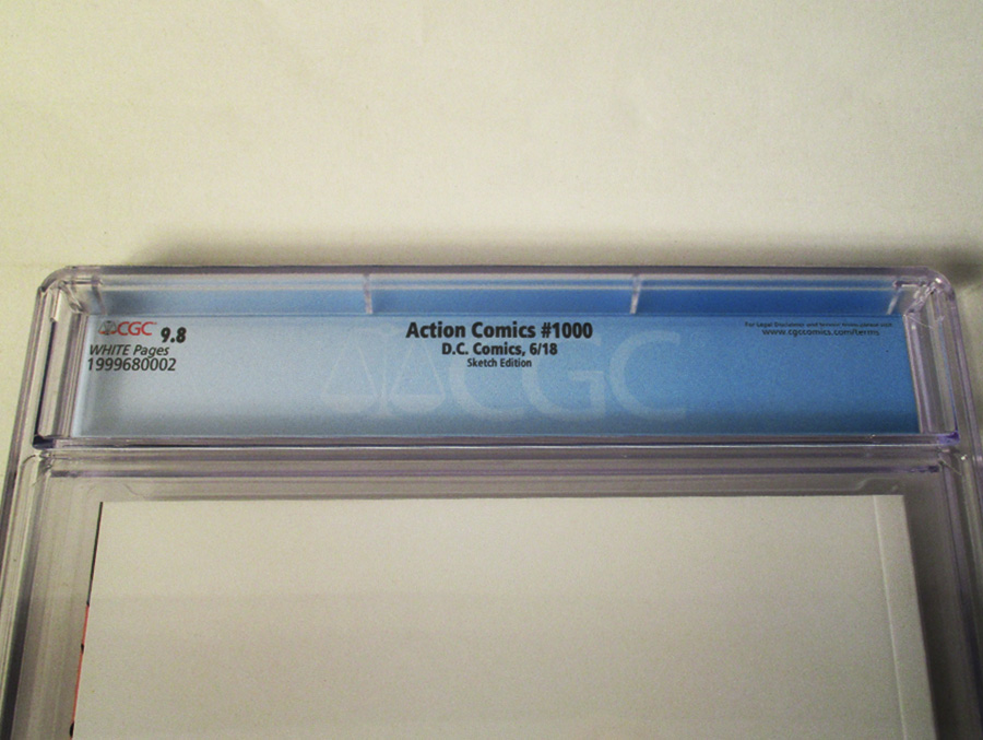 Action Comics Vol 2 #1000 Cover Z-Z-E CGC 9.8 Remarked By Ken Haeser