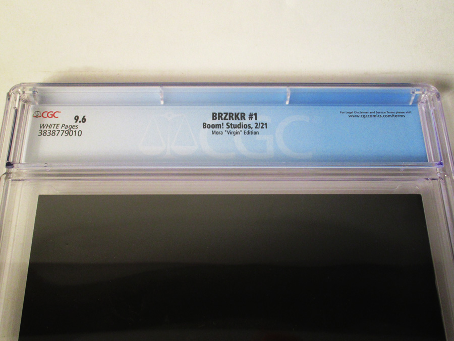 BRZRKR (Berzerker) #1 Cover Z CGC 9.6 Incentive Dan Mora Virgin Variant Cover