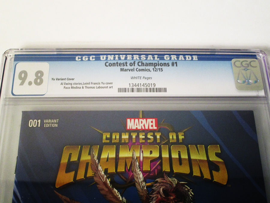 Contest Of Champions Vol 3 #1 Cover K CGC 9.8 Incentive Leinil Francis Yu Variant Cover