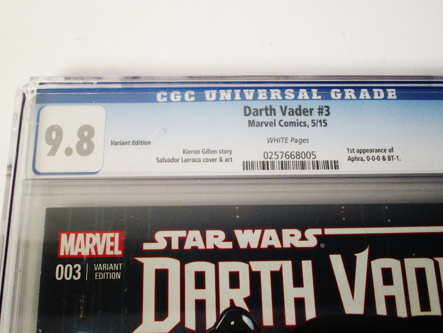 Darth Vader #3 Cover F CGC 9.8 Incentive Salvador Larroca Variant Cover