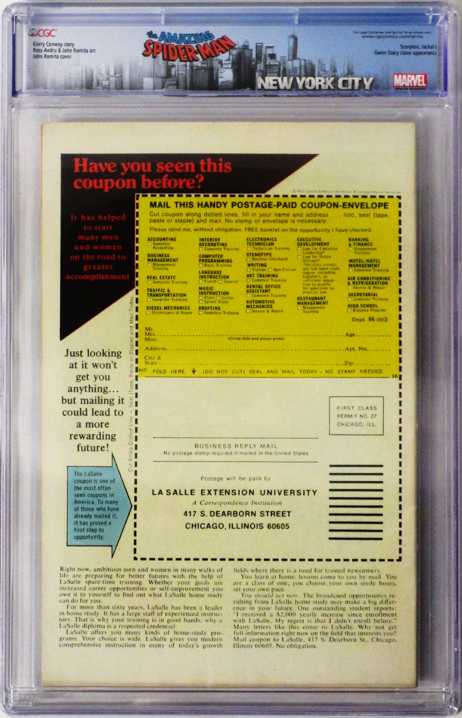 Amazing Spider-Man #146 Cover B CGC 8.5