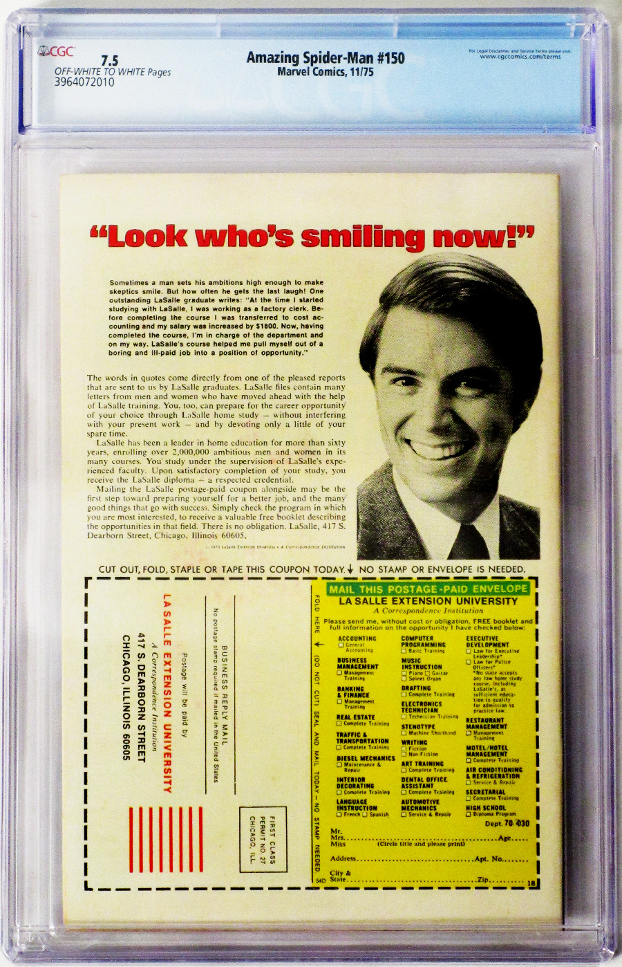 Amazing Spider-Man #150 Cover B CGC 7.5