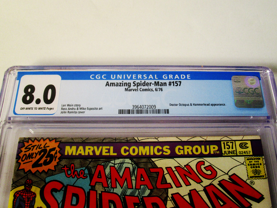 Amazing Spider-Man #157 Cover C 25-Cent Regular Edition CGC 8.0