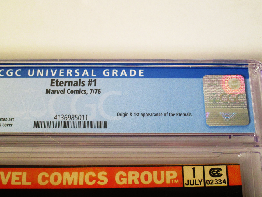 Eternals #1 Cover E Regular 25-Cent Edition CGC 7.5