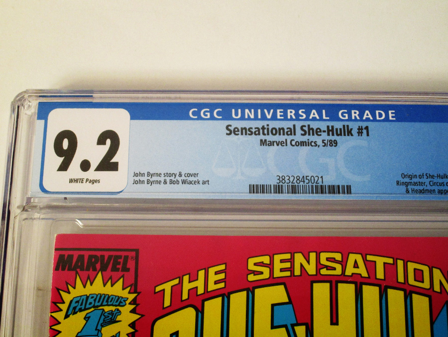 Sensational She-Hulk #1 Cover B CGC 9.2