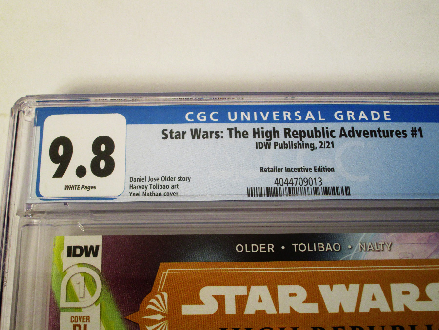 Star Wars The High Republic Adventures #1 Cover C Incentive Yael Nathan Variant Cover CGC 9.8