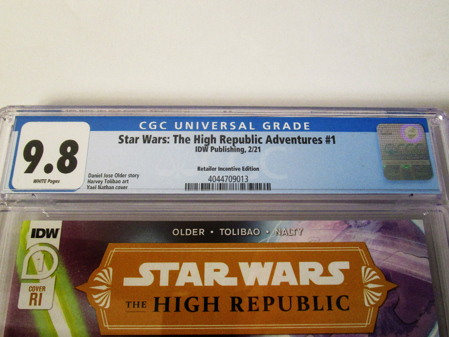 Star Wars The High Republic Adventures #1 Cover C Incentive Yael Nathan Variant Cover CGC 9.8