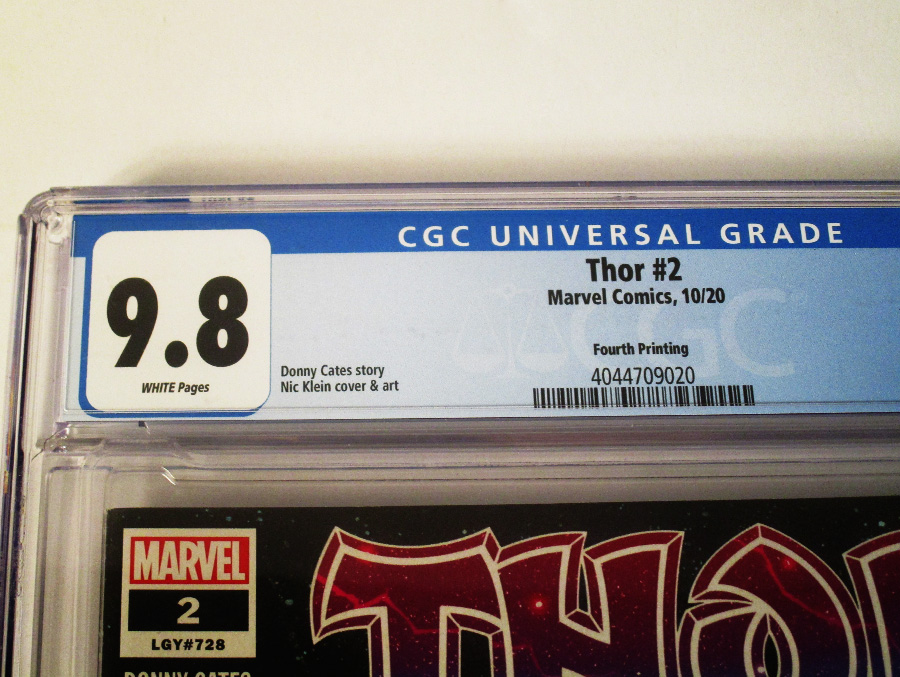 Thor Vol 6 #2 Cover J 4th Ptg Nic Klein Variant Cover CGC 9.8