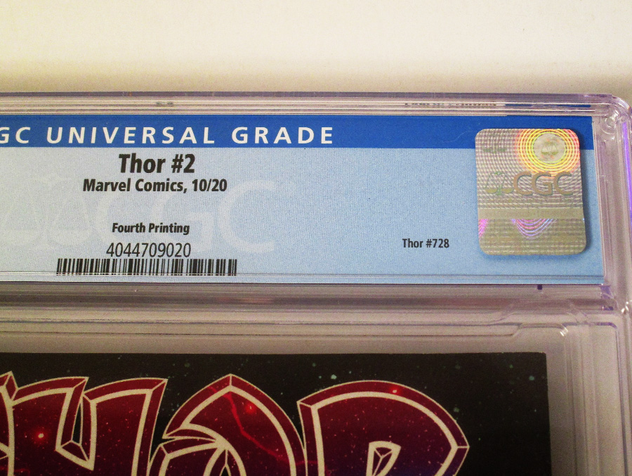 Thor Vol 6 #2 Cover J 4th Ptg Nic Klein Variant Cover CGC 9.8