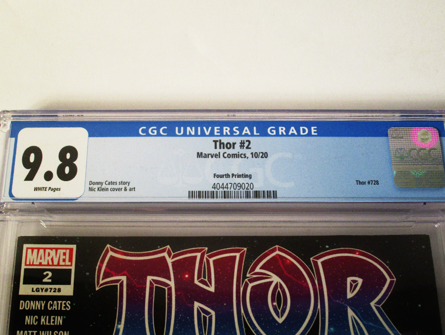 Thor Vol 6 #2 Cover J 4th Ptg Nic Klein Variant Cover CGC 9.8