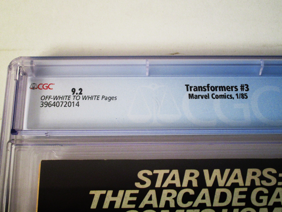 Transformers #3 Cover D CGC 9.2