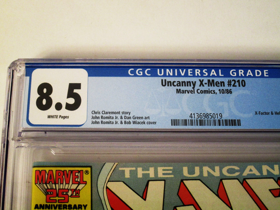 Uncanny X-Men #210 Cover B CGC 8.5