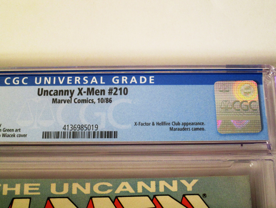 Uncanny X-Men #210 Cover B CGC 8.5
