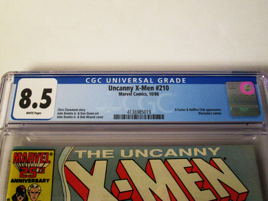 Uncanny X-Men #210 Cover B CGC 8.5