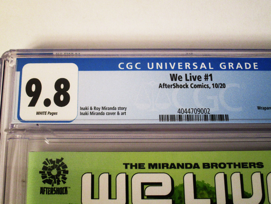 We Live #1 Cover F 1st Ptg Regular Inaki Miranda Triptych Wraparound Cover CGC 9.8