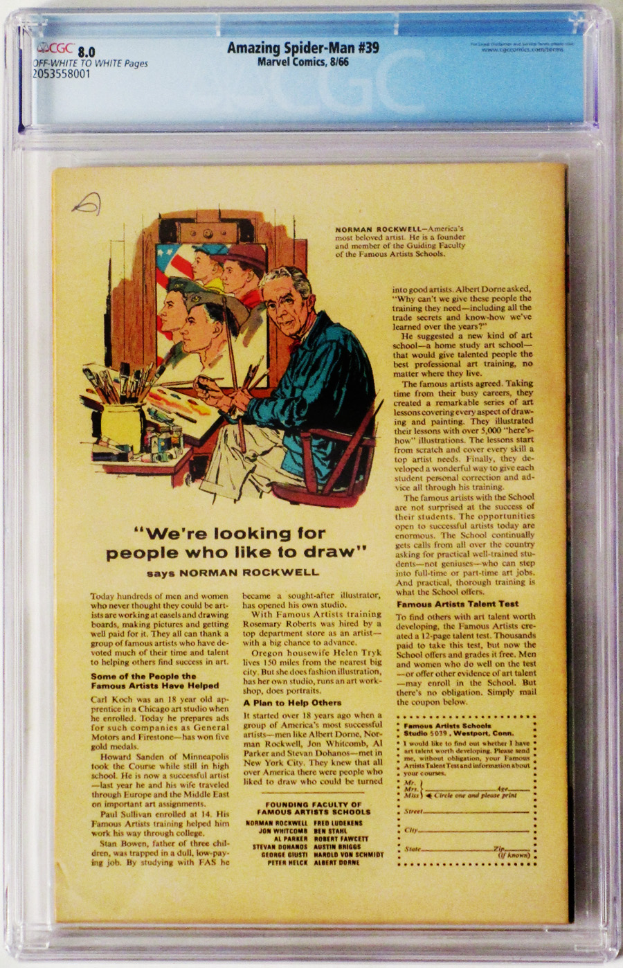 Amazing Spider-Man #39 Cover C CGC 8.0