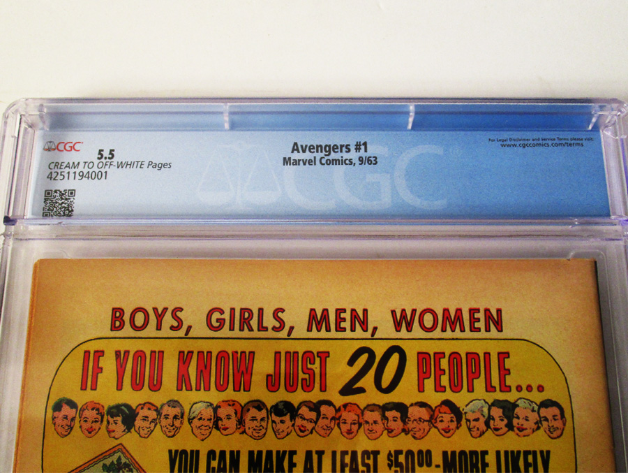 Avengers #1 Cover G CGC 5.5
