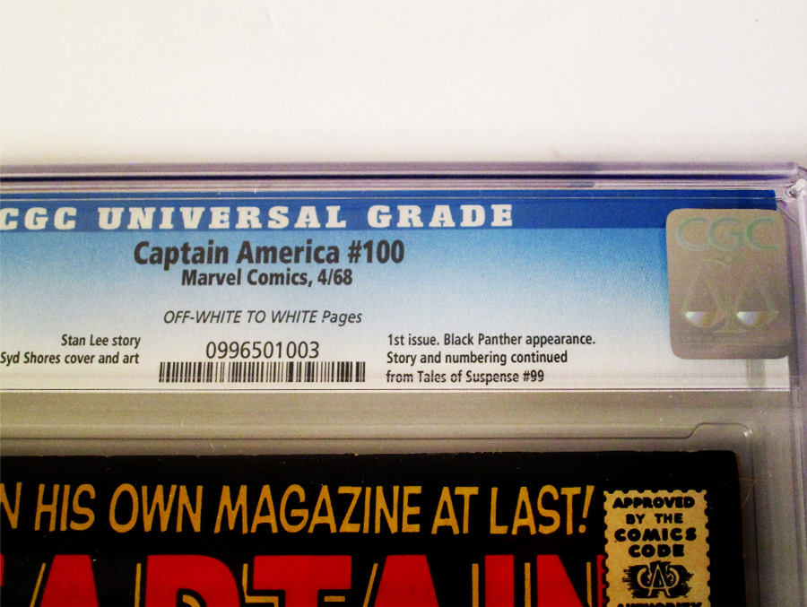 Captain America Vol 1 #100 Cover B CGC 8.0
