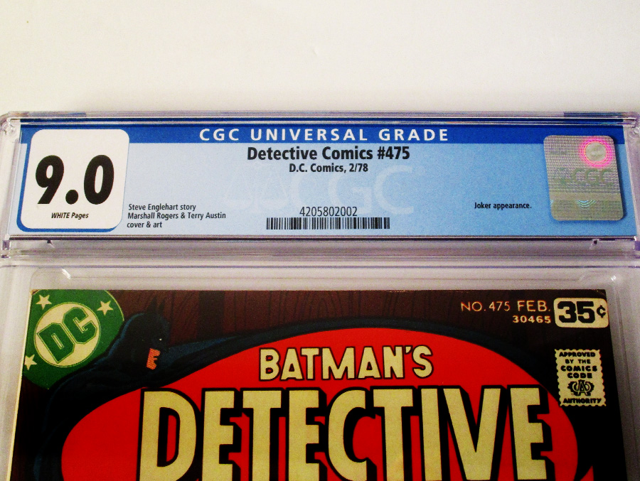 Detective Comics #475 Cover C CGC 9.0