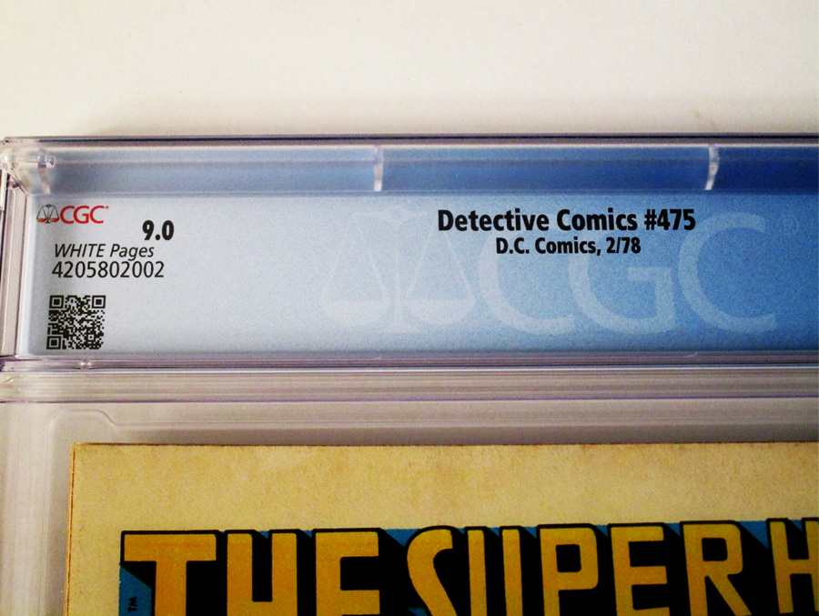 Detective Comics #475 Cover C CGC 9.0