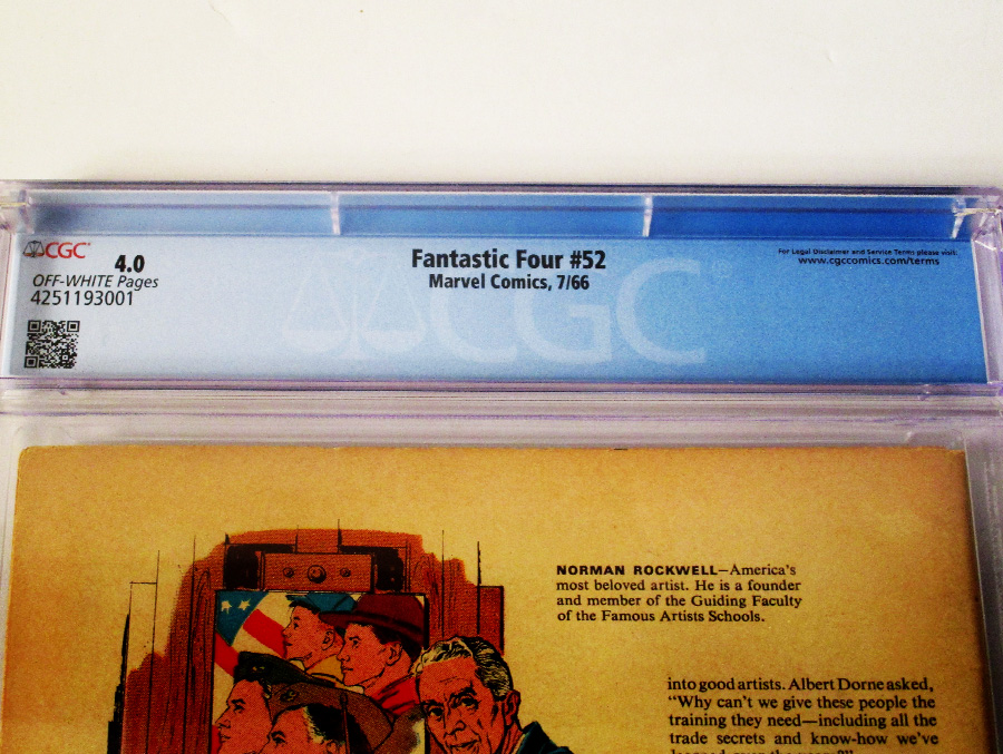 Fantastic Four #52 Cover D CGC 4.0