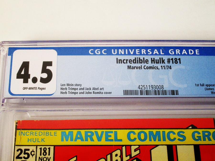 Incredible Hulk #181 Cover H CGC Graded 4.5