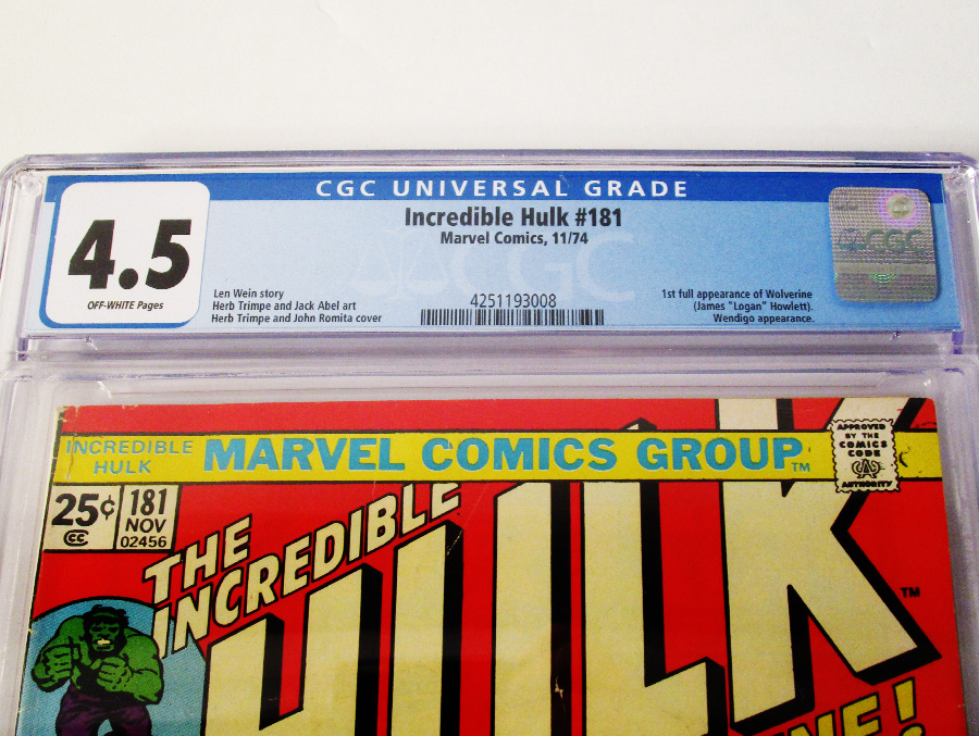 Incredible Hulk #181 Cover H CGC Graded 4.5