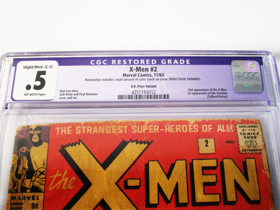 X-Men Vol 1 #2 Cover B CGC Restored 0.5