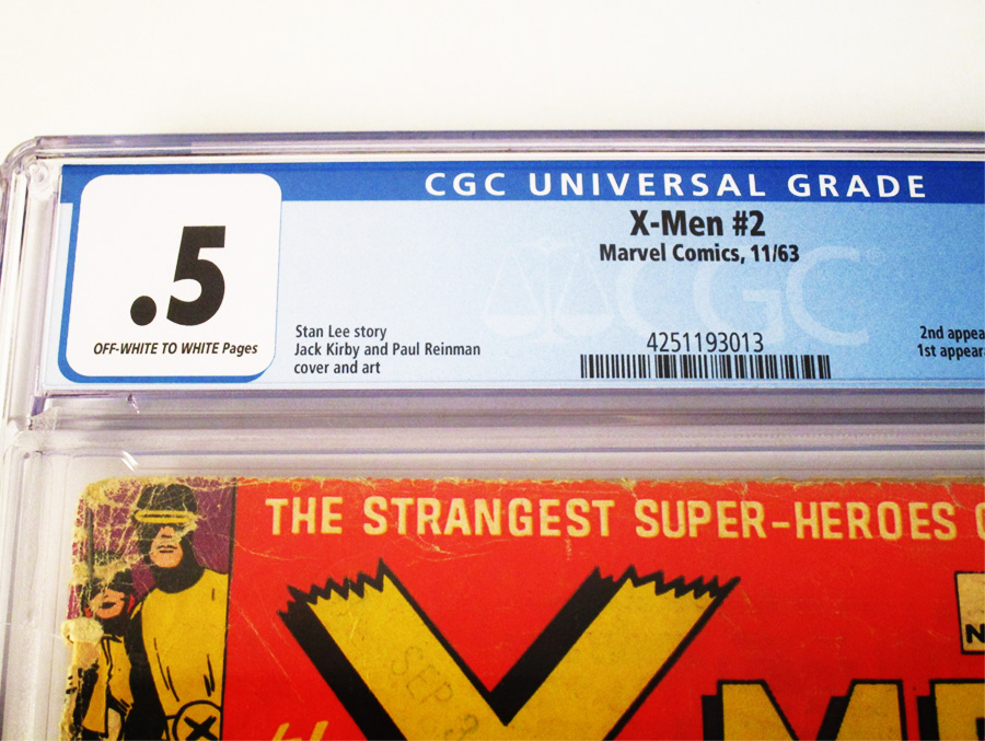 X-Men Vol 1 #2 Cover C CGC Graded 0.5